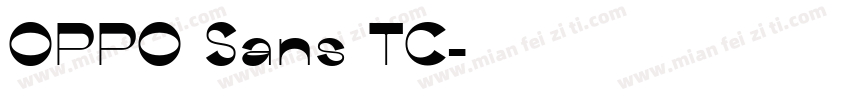 OPPO Sans TC字体转换